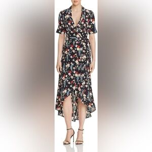 Equipment Imogene Printed Wrap Dress